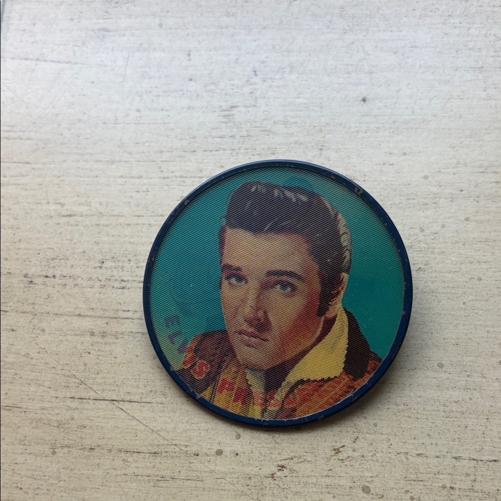 Vintage Elvis Presley Button dated 1956